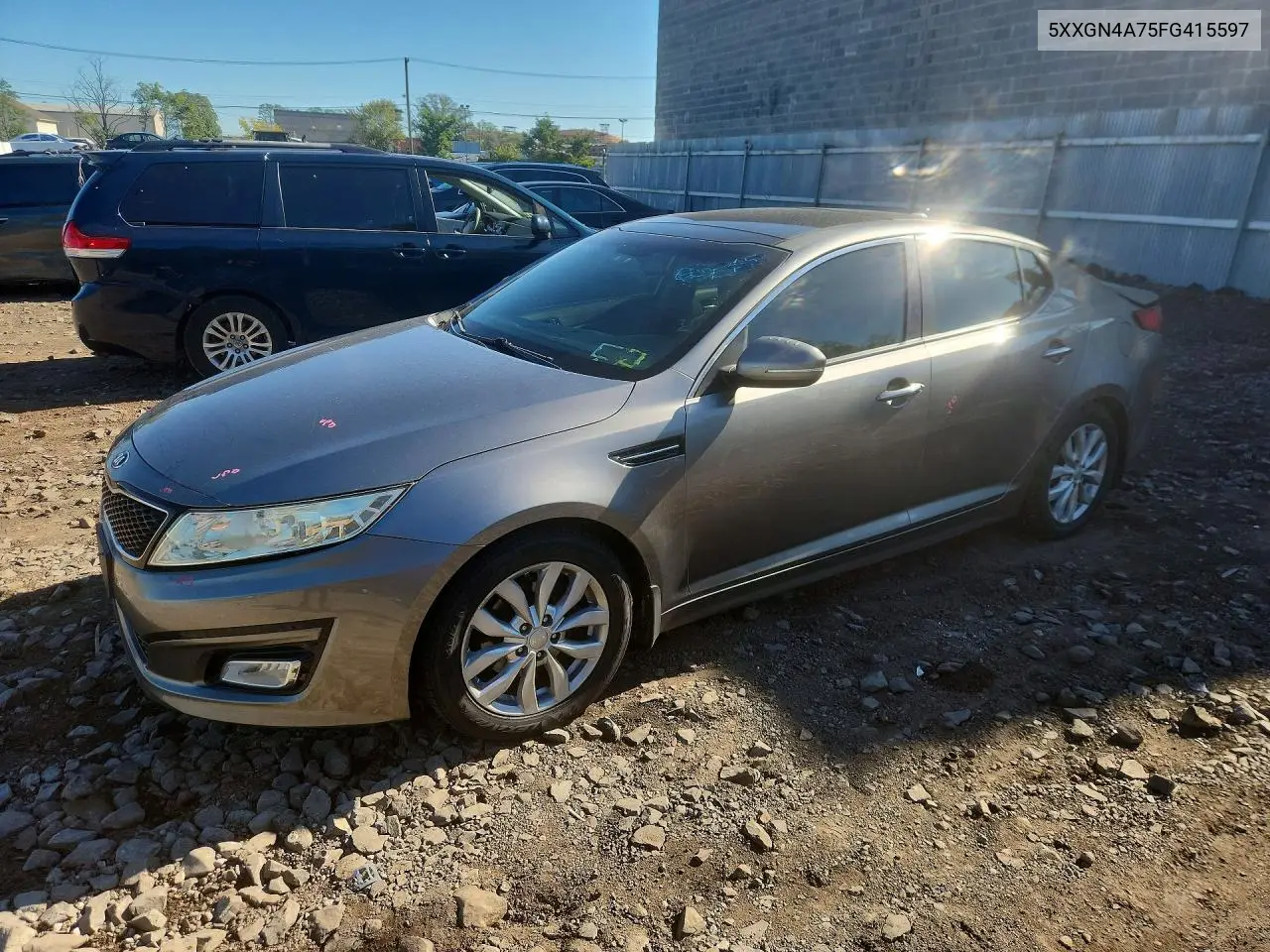 KIA OPTIMA 2015, VIN 5XXGN4A75FG415597