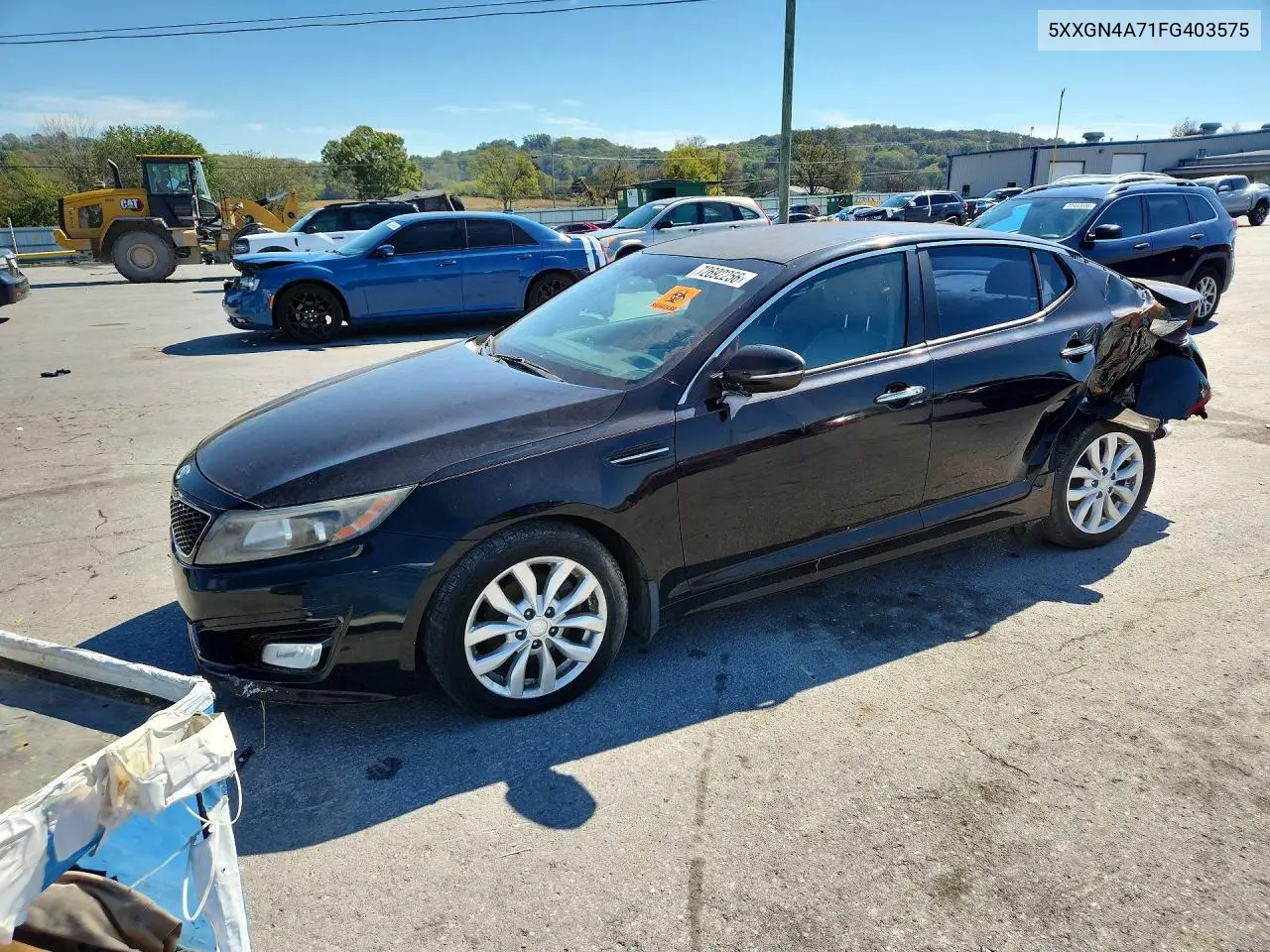 KIA OPTIMA 2015, VIN 5XXGN4A71FG403575