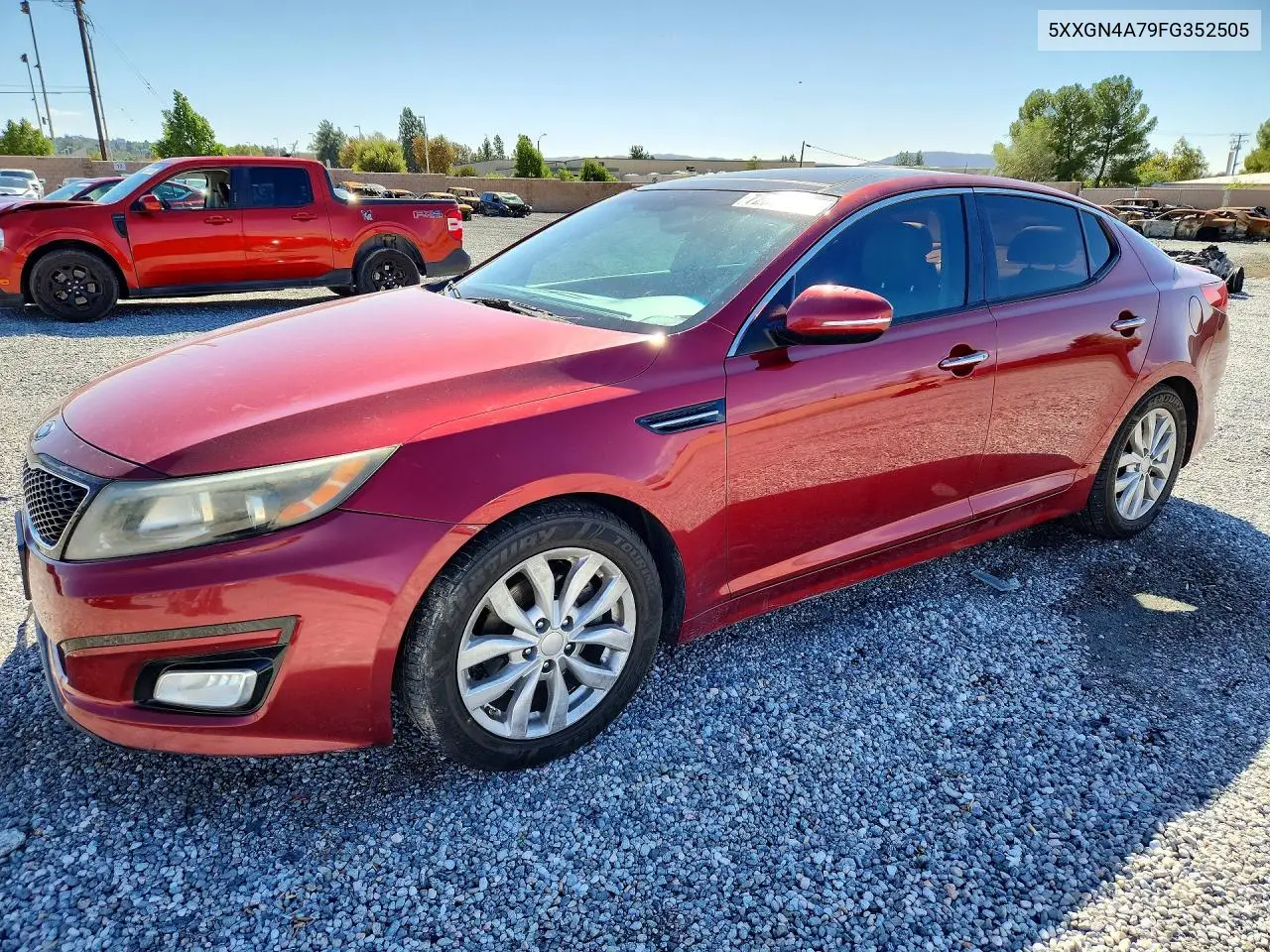 KIA OPTIMA 2015, VIN 5XXGN4A79FG352505