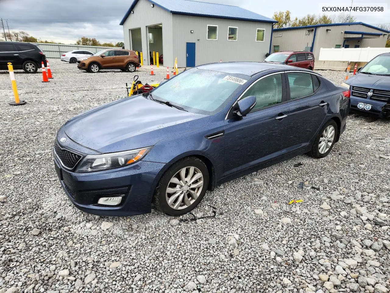 KIA OPTIMA 2015, VIN 5XXGN4A74FG370958