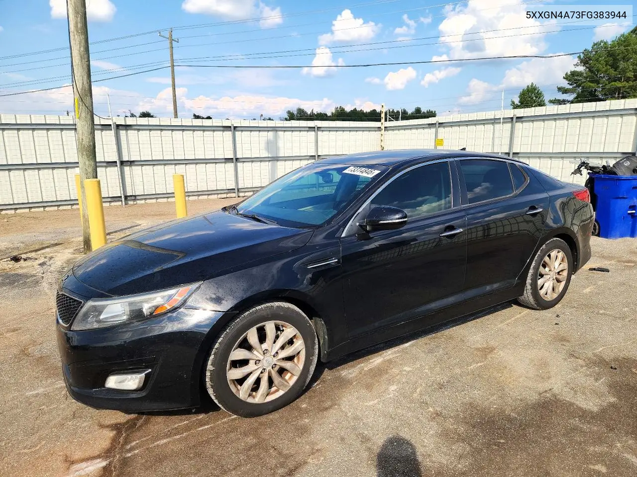 KIA OPTIMA 2015, VIN 5XXGN4A73FG383944