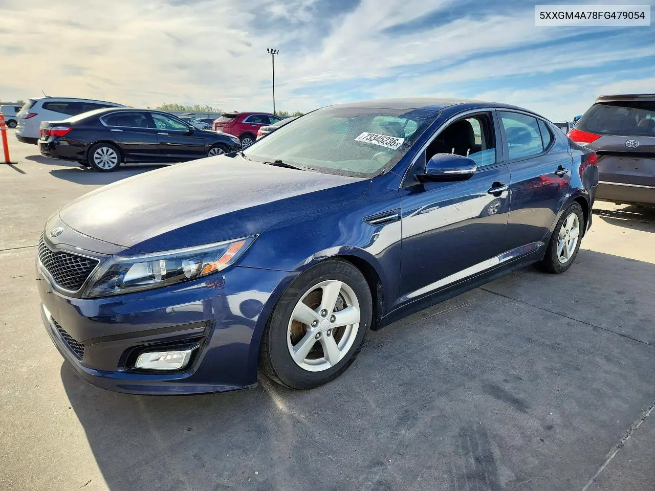 KIA OPTIMA 2015, VIN 5XXGM4A78FG479054