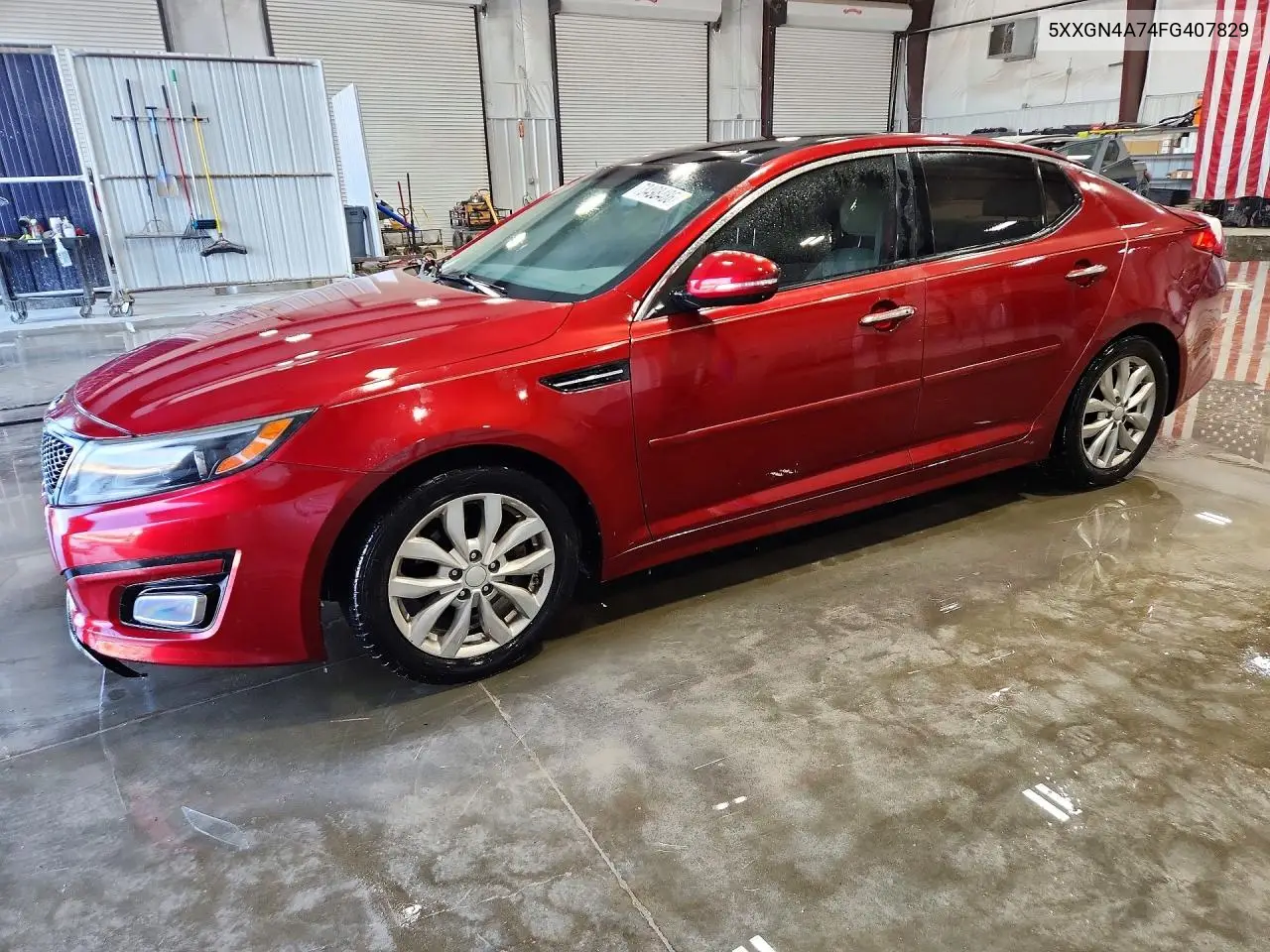 KIA OPTIMA 2015, VIN 5XXGN4A74FG407829