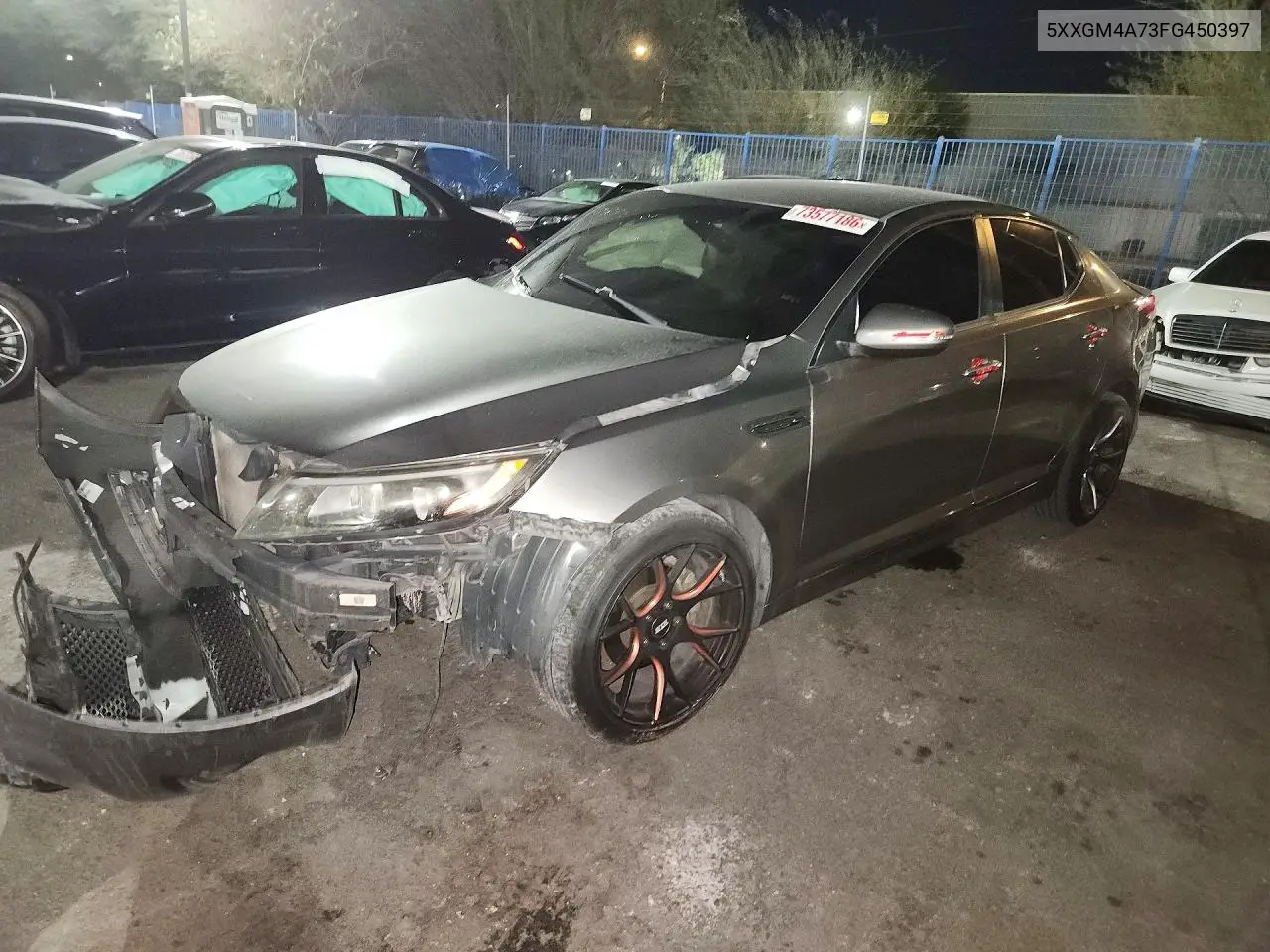 KIA OPTIMA 2015, VIN 5XXGM4A73FG450397