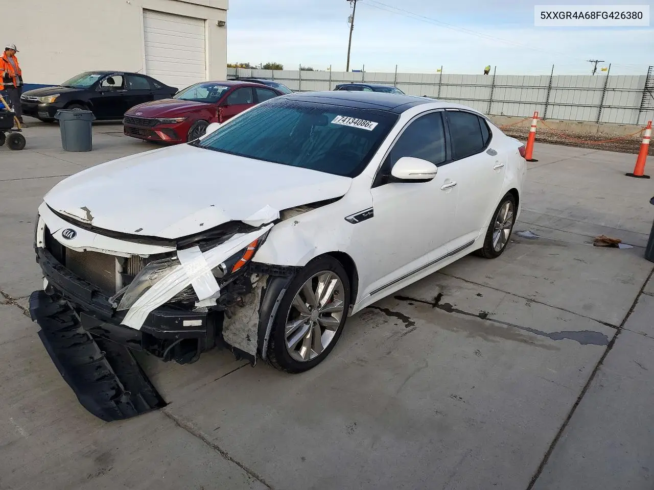 KIA OPTIMA 2015, VIN 5XXGR4A68FG426380
