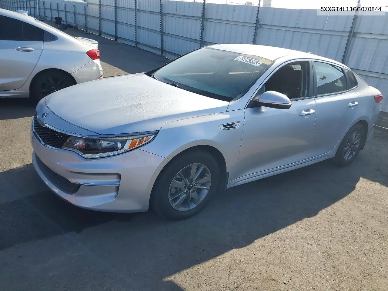 KIA OPTIMA 2016, VIN 5XXGT4L11GG070844