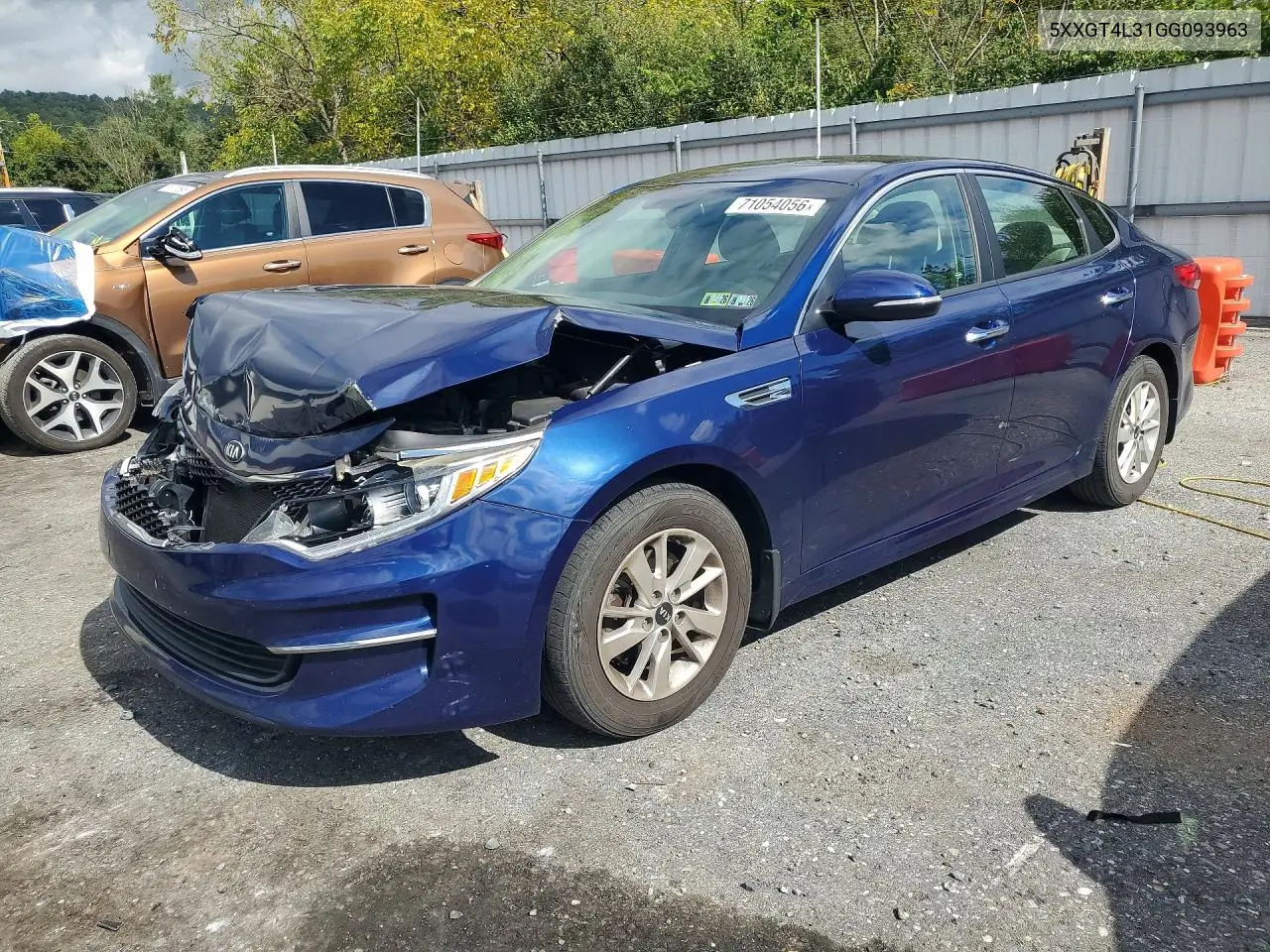 KIA OPTIMA 2016, VIN 5XXGT4L31GG093963