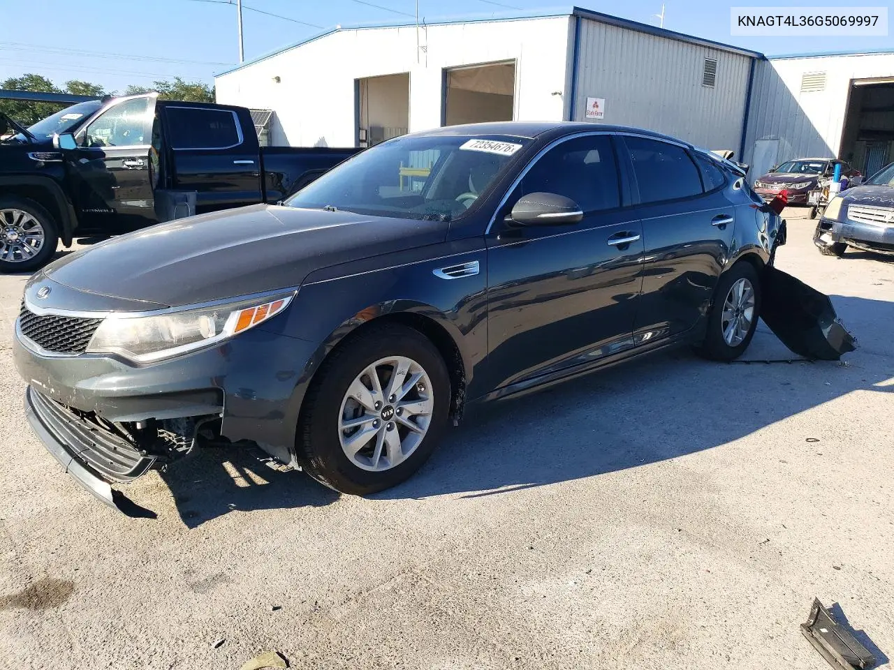 KIA OPTIMA 2016, VIN KNAGT4L36G5069997