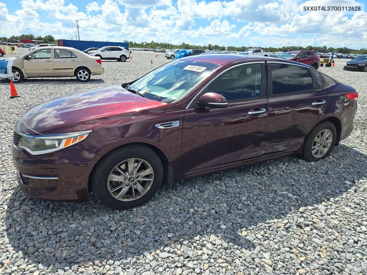 KIA OPTIMA 2016, VIN 5XXGT4L37GG112628