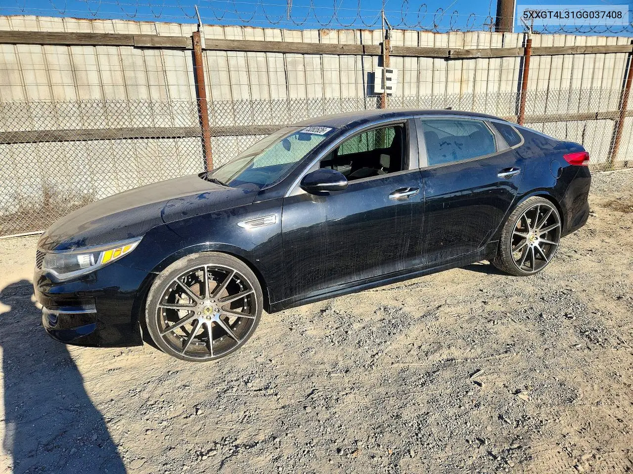 KIA OPTIMA 2016, VIN 5XXGT4L31GG037408