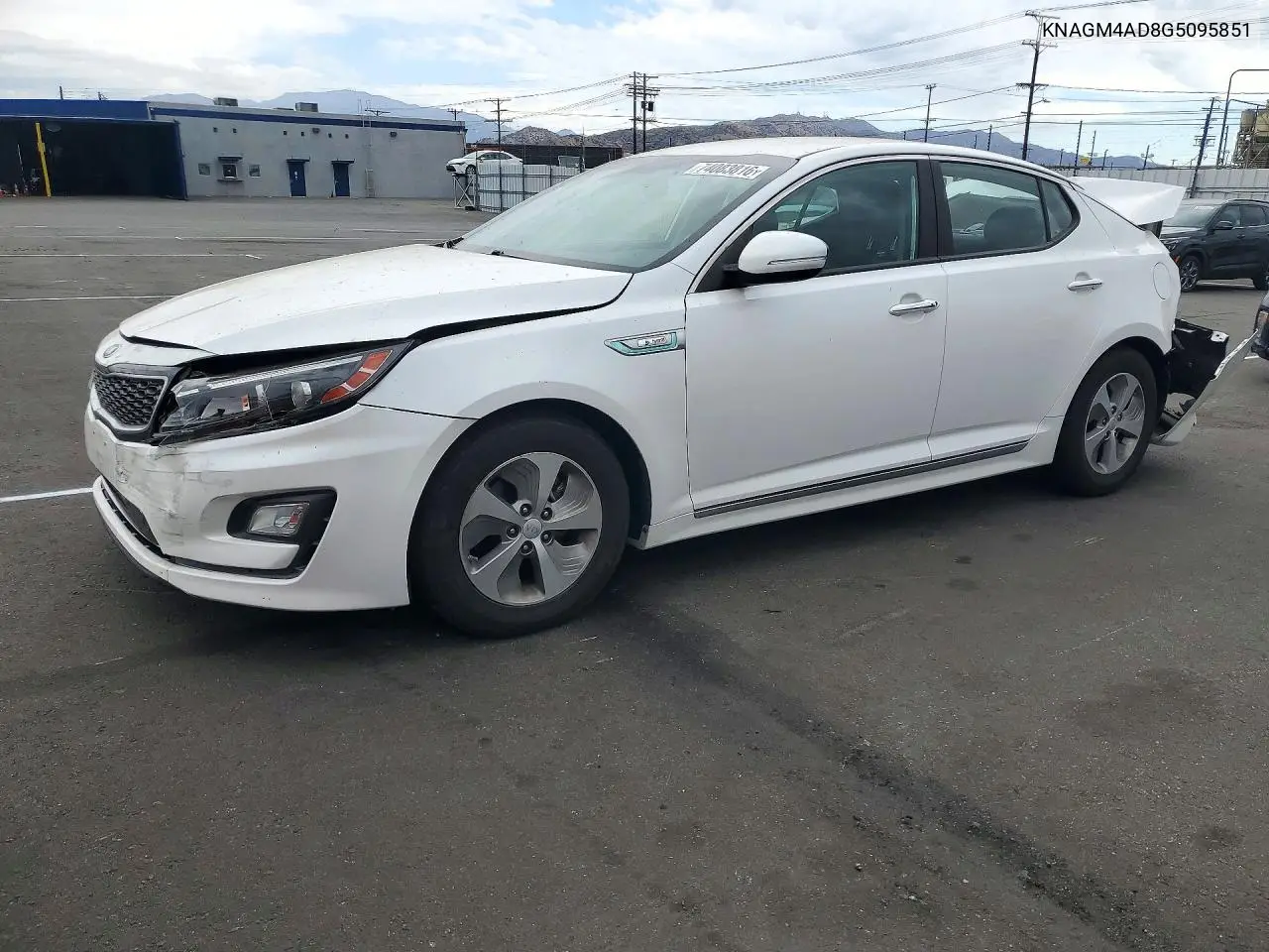 KIA OPTIMA 2016, VIN KNAGM4AD8G5095851