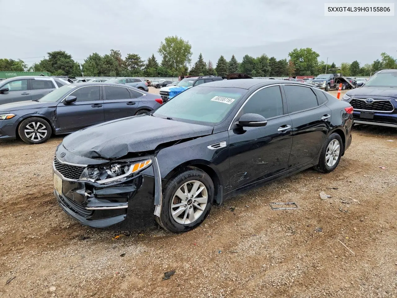 KIA OPTIMA 2017, VIN 5XXGT4L39HG155806