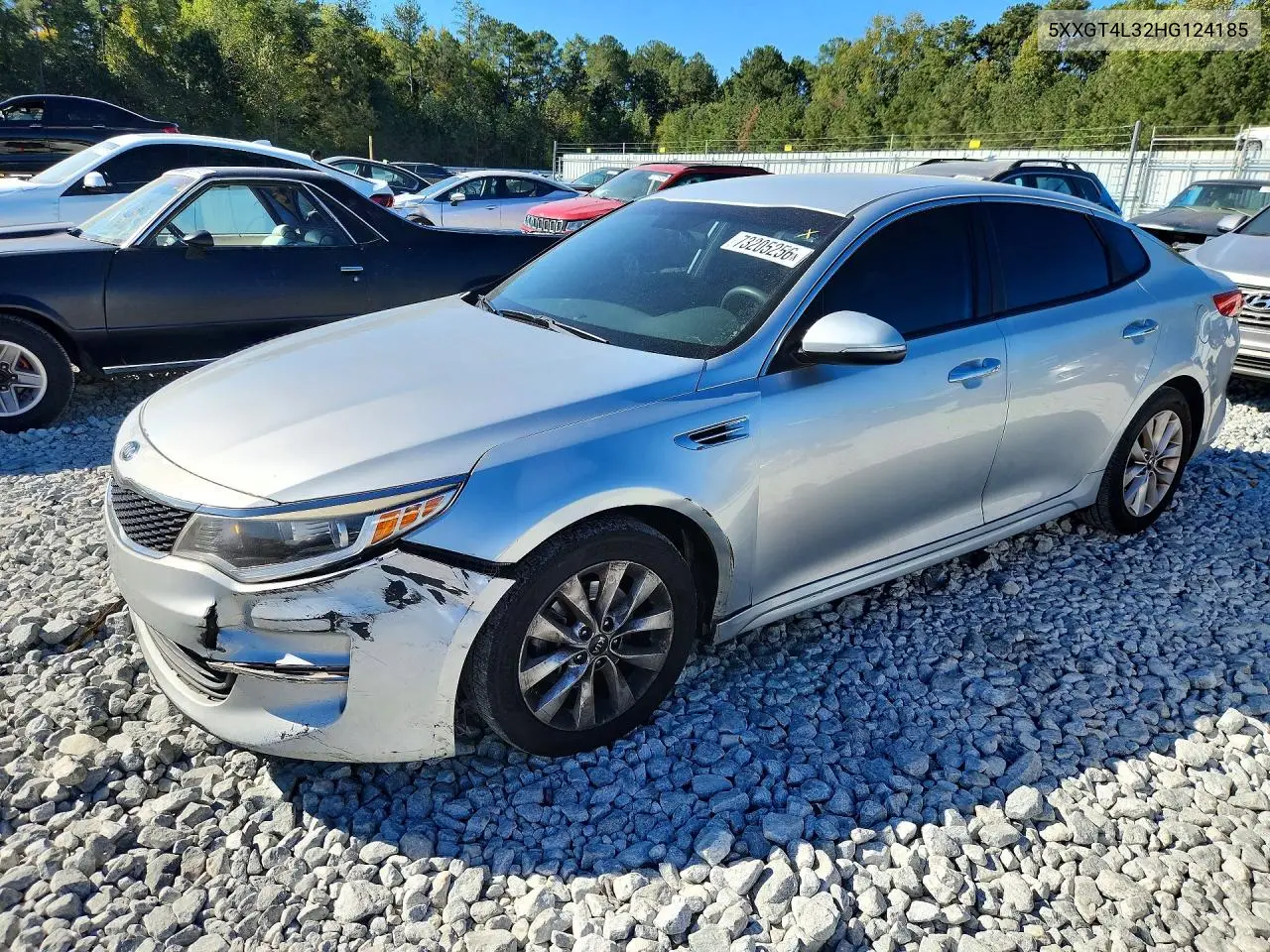 KIA OPTIMA 2017, VIN 5XXGT4L32HG124185