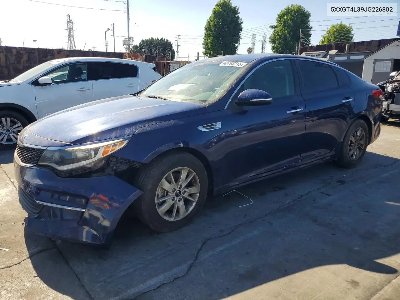 KIA OPTIMA 2018, VIN 5XXGT4L39JG226802