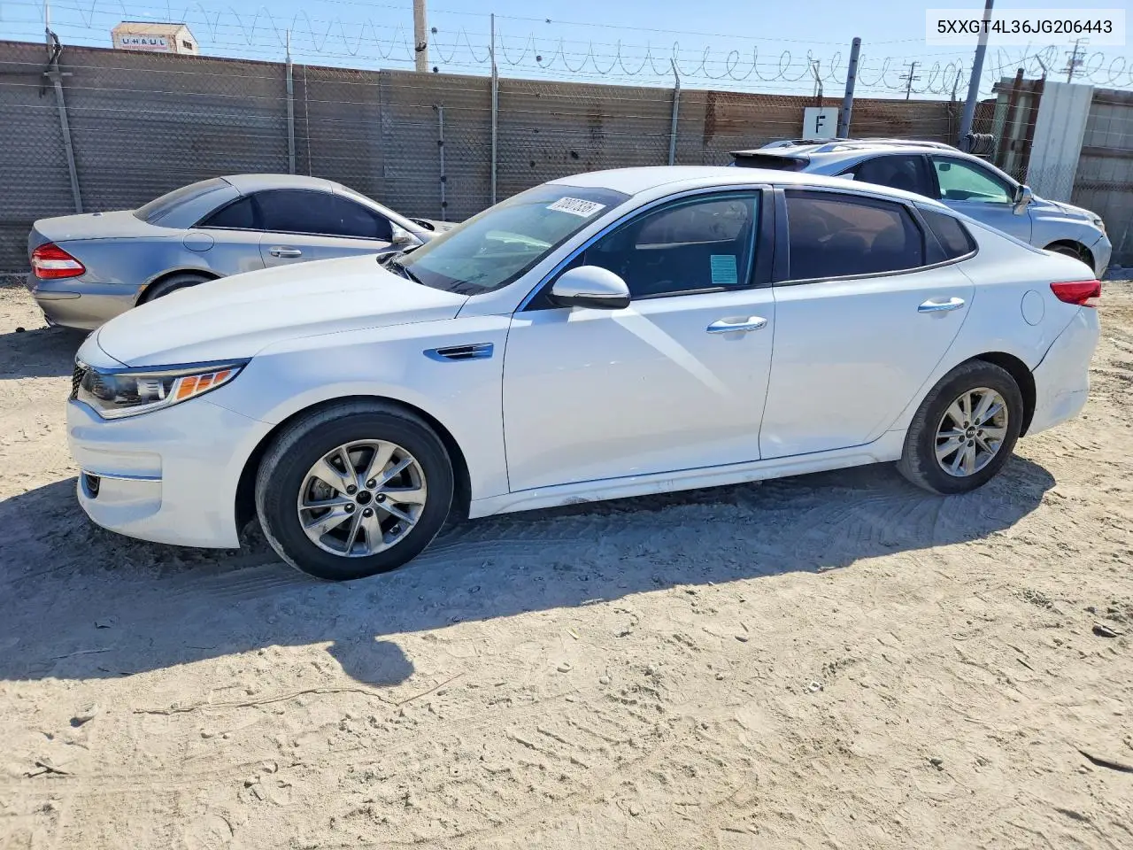 KIA OPTIMA 2018, VIN 5XXGT4L36JG206443