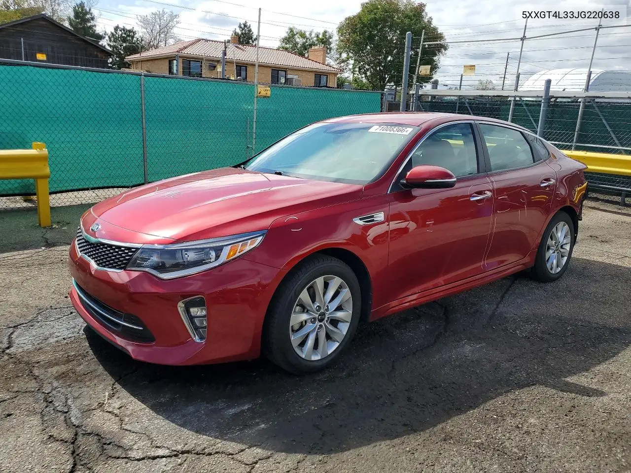 KIA OPTIMA 2018, VIN 5XXGT4L33JG220638