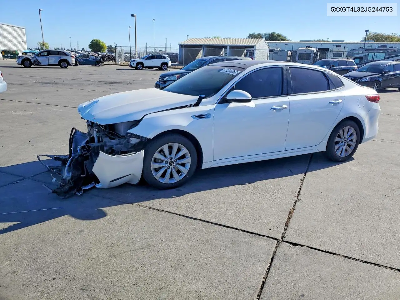 KIA OPTIMA 2018, VIN 5XXGT4L32JG244753