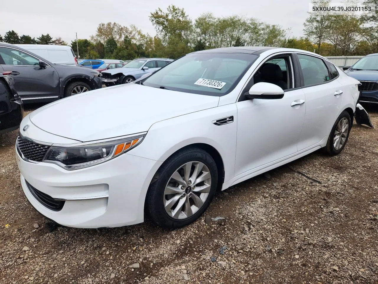KIA OPTIMA 2018, VIN 5XXGU4L39JG201153