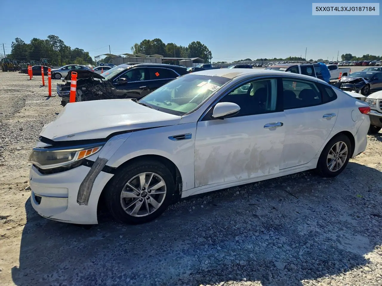 KIA OPTIMA 2018, VIN 5XXGT4L3XJG187184