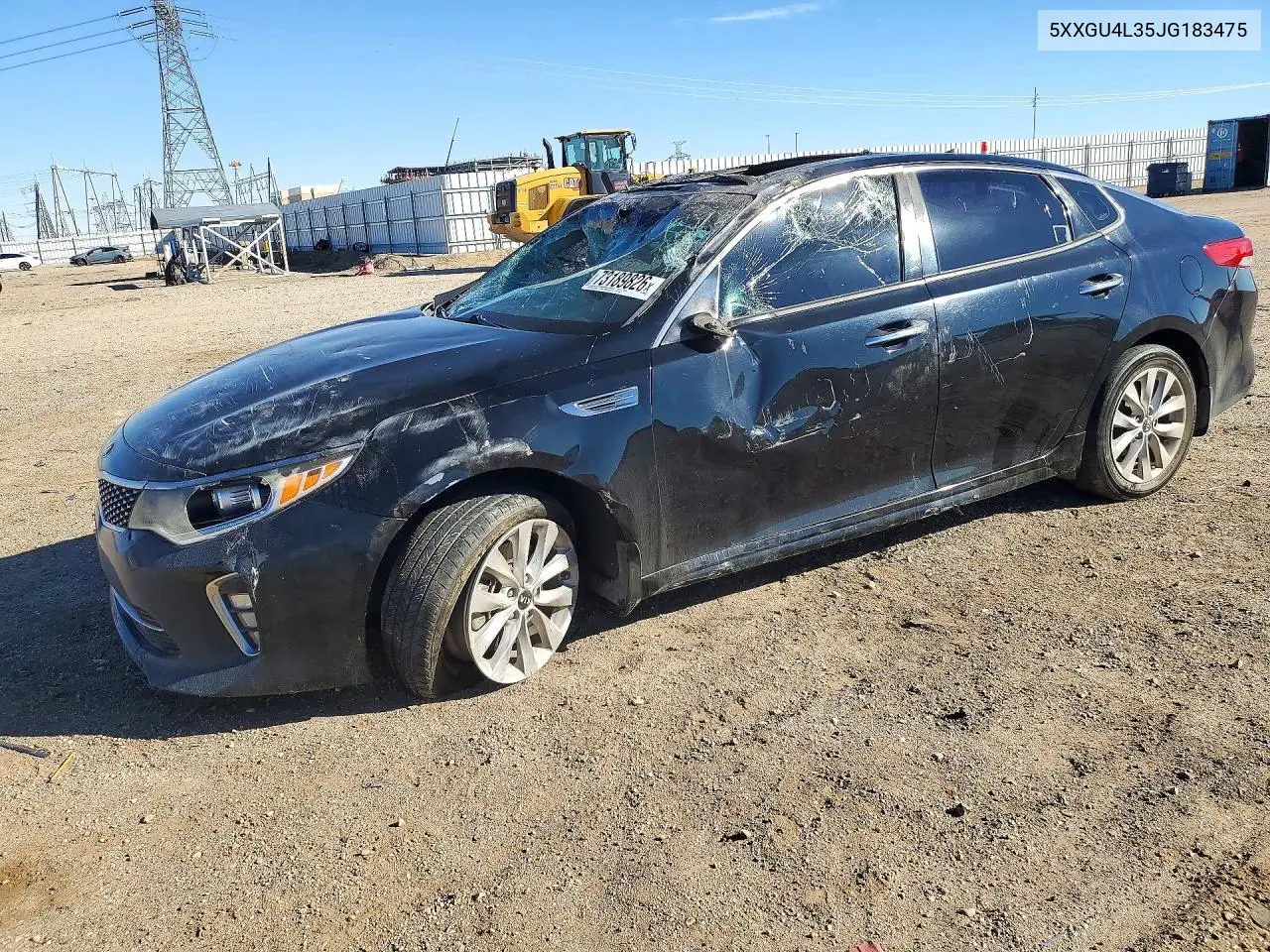 KIA OPTIMA 2018, VIN 5XXGU4L35JG183475