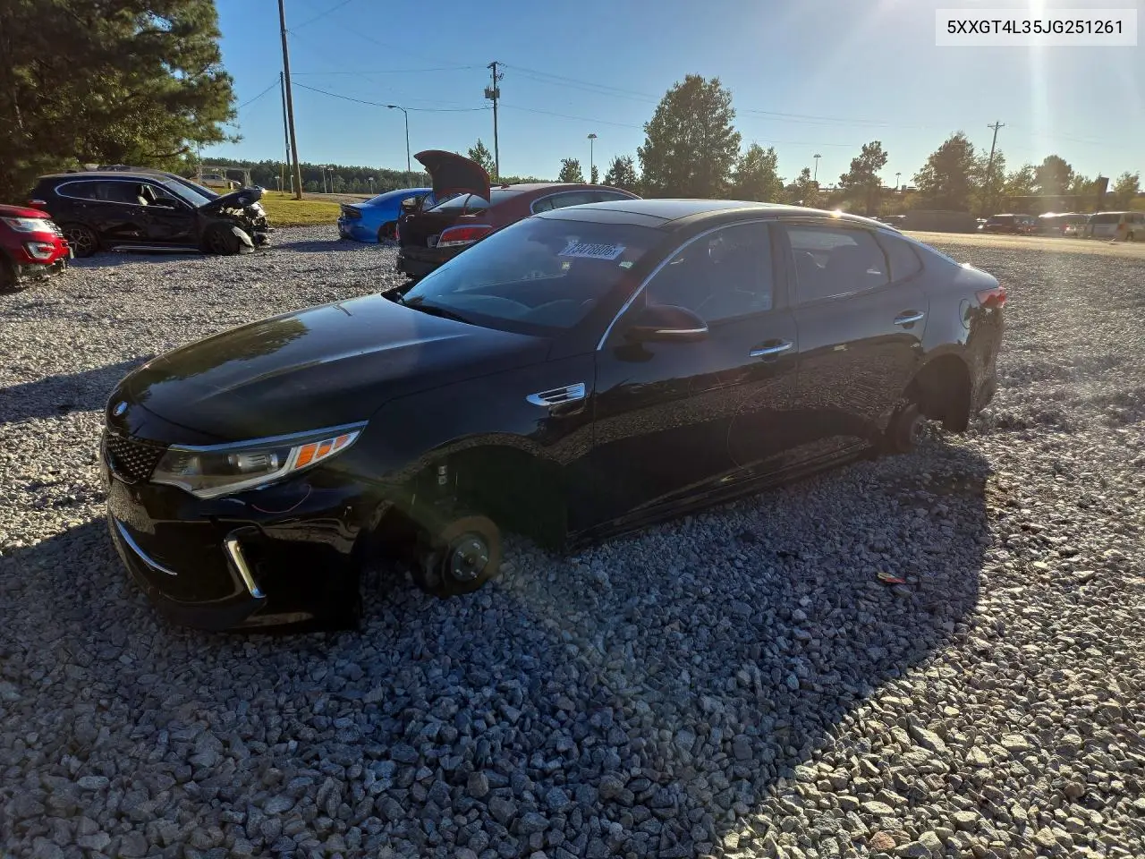 KIA OPTIMA 2018, VIN 5XXGT4L35JG251261