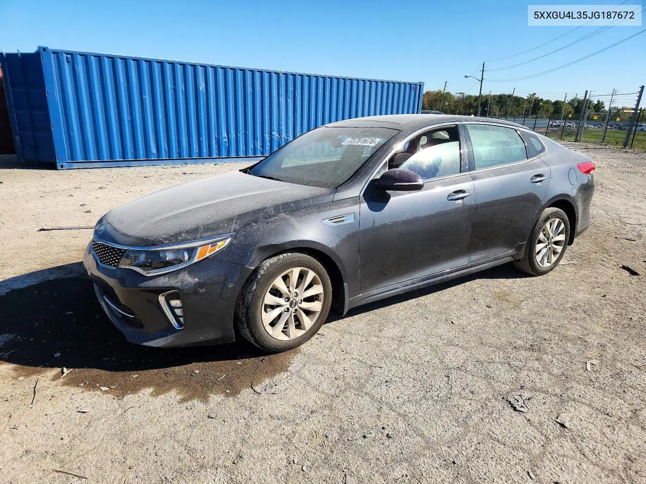 KIA OPTIMA 2018, VIN 5XXGU4L35JG187672