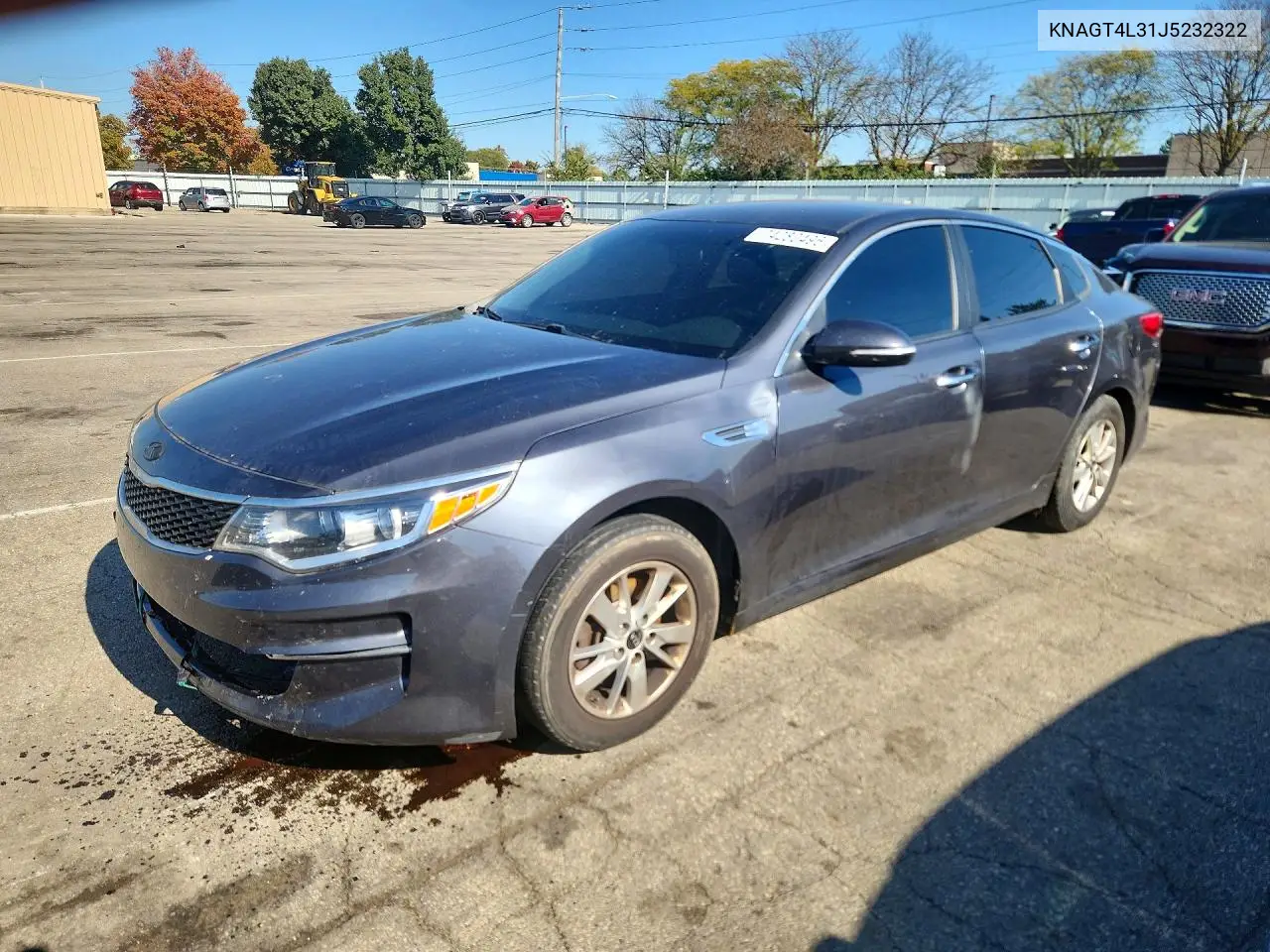 KIA OPTIMA 2018, VIN KNAGT4L31J5232322