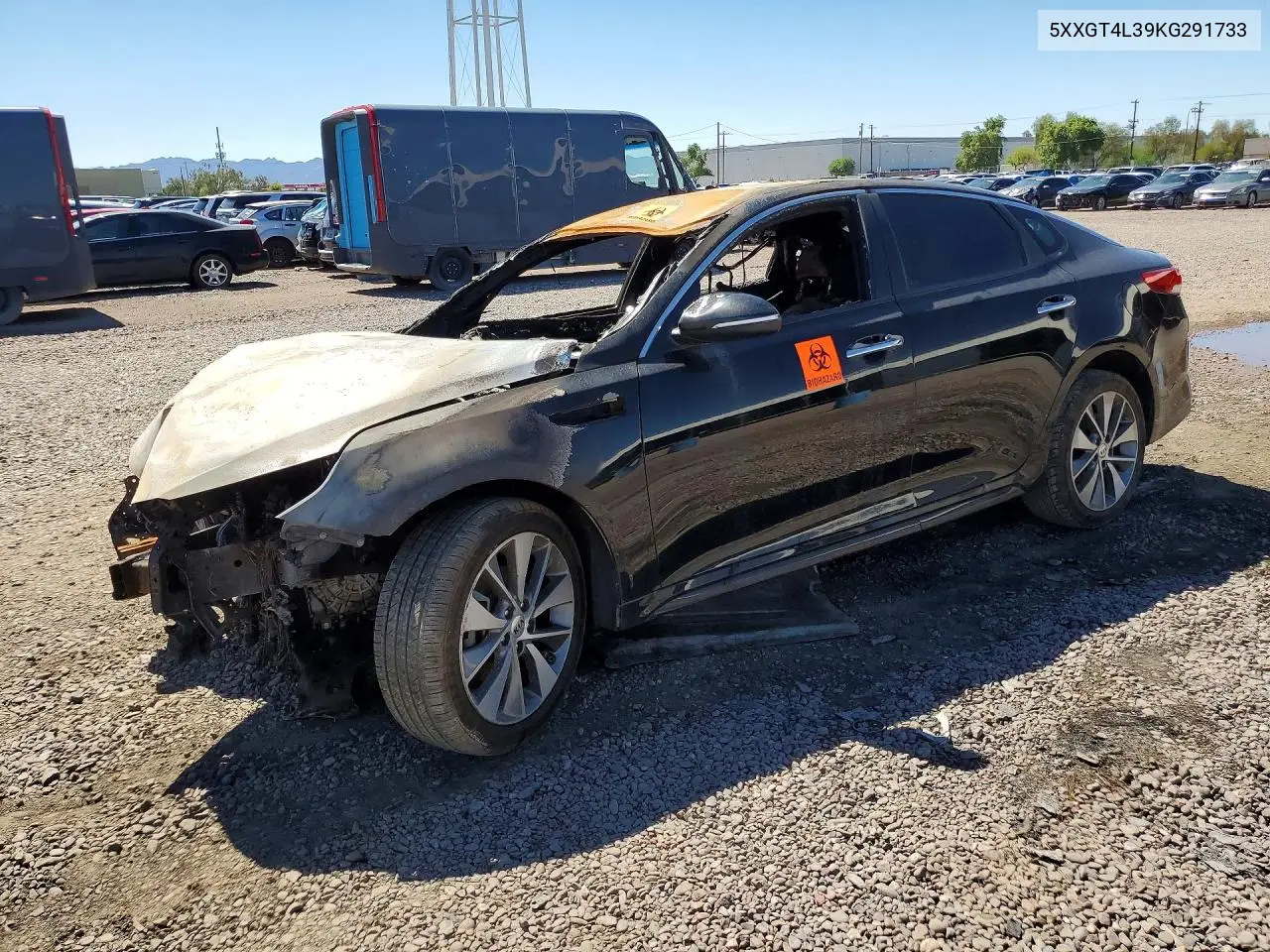 KIA OPTIMA 2019, VIN 5XXGT4L39KG291733