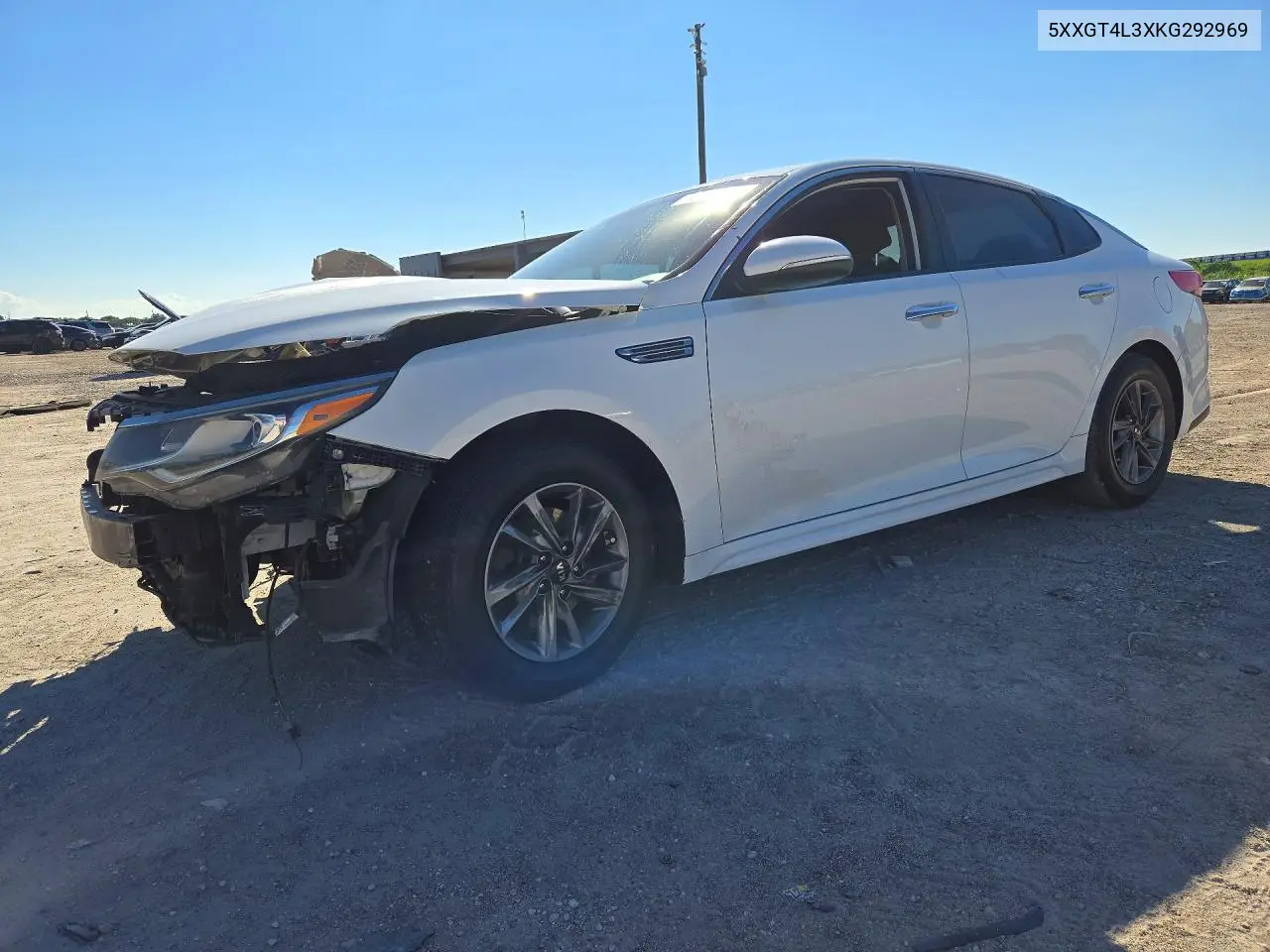 KIA OPTIMA 2019, VIN 5XXGT4L3XKG292969