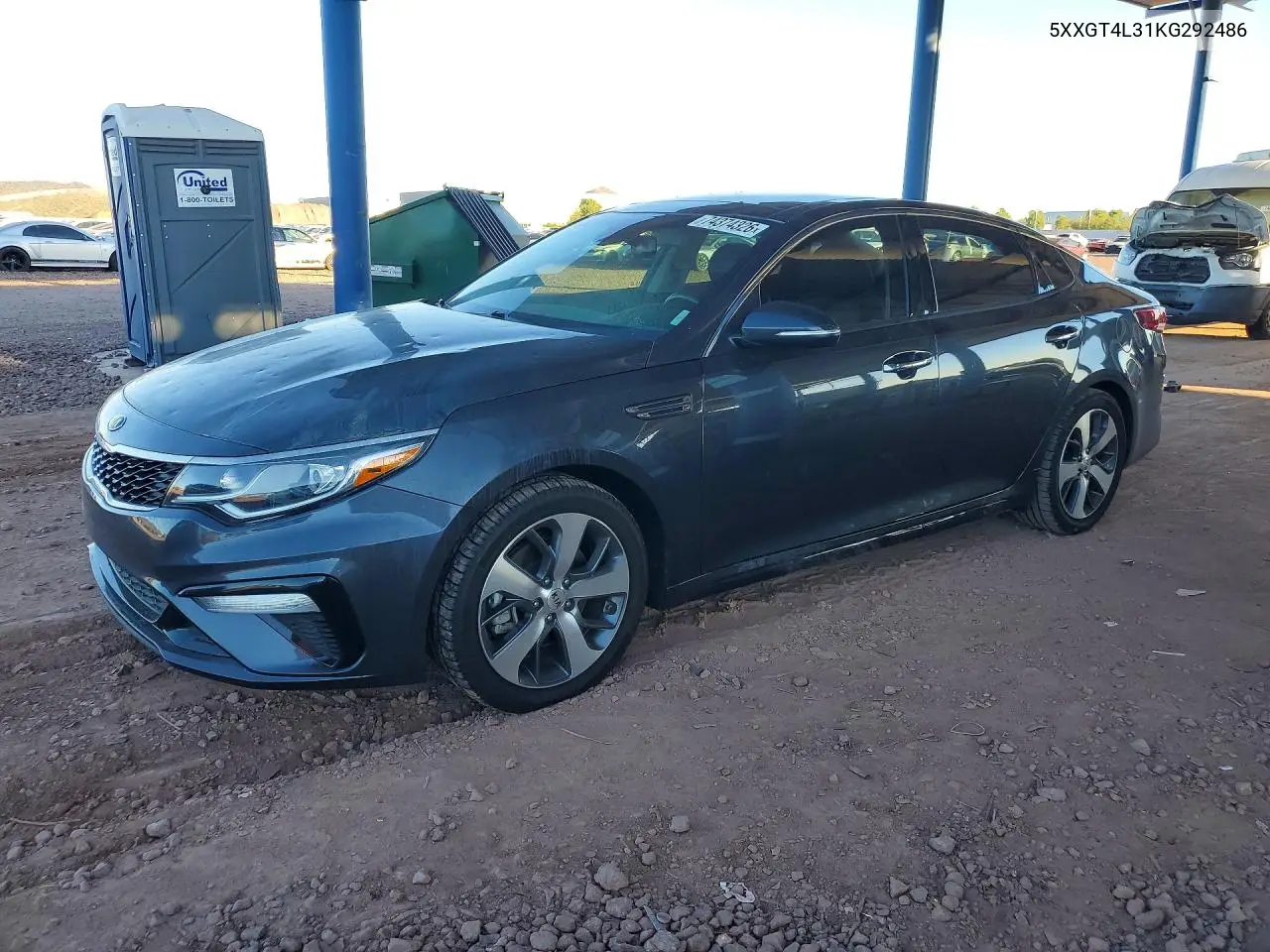 KIA OPTIMA 2019, VIN 5XXGT4L31KG292486