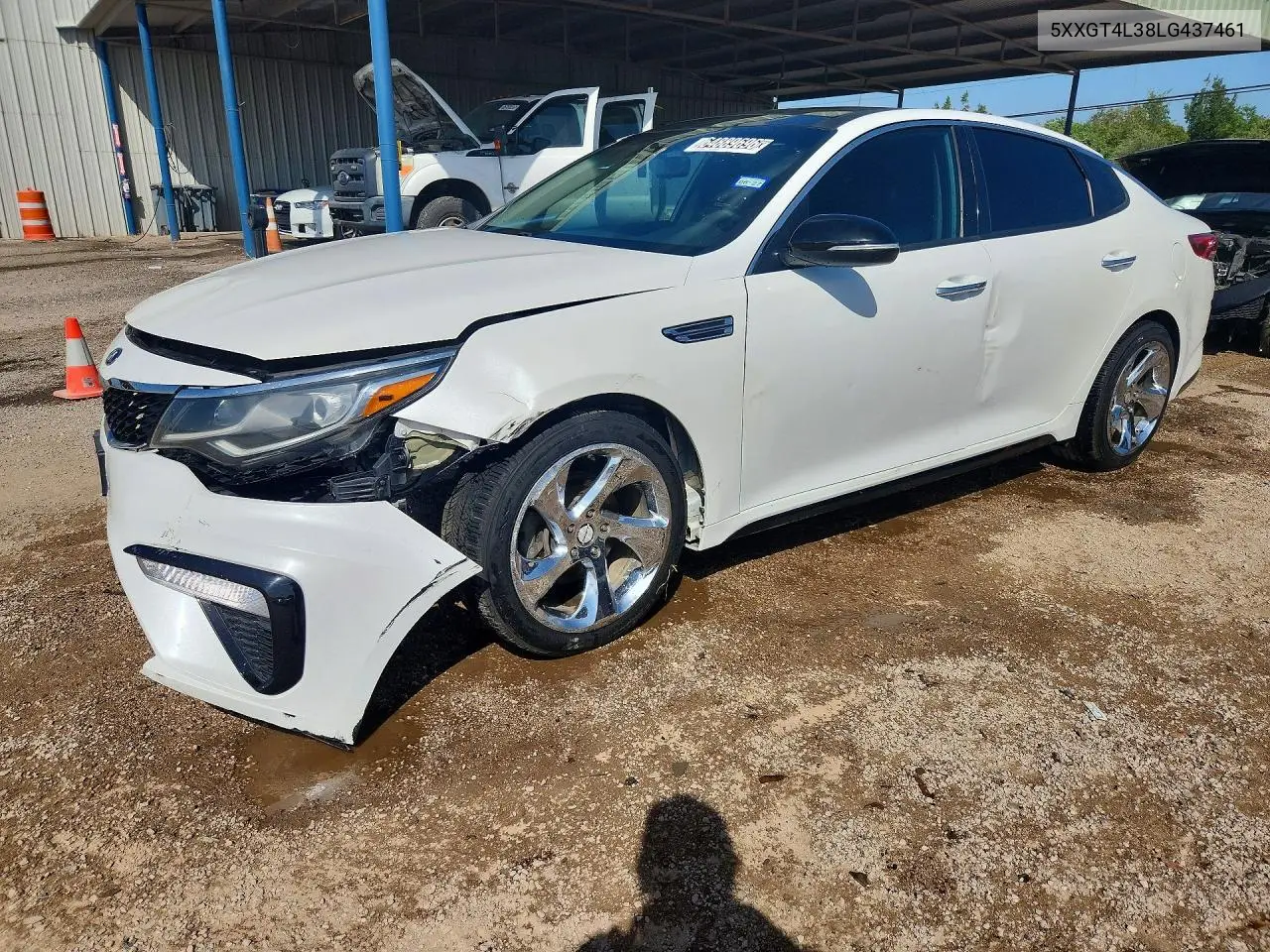 KIA OPTIMA 2020, VIN 5XXGT4L38LG437461