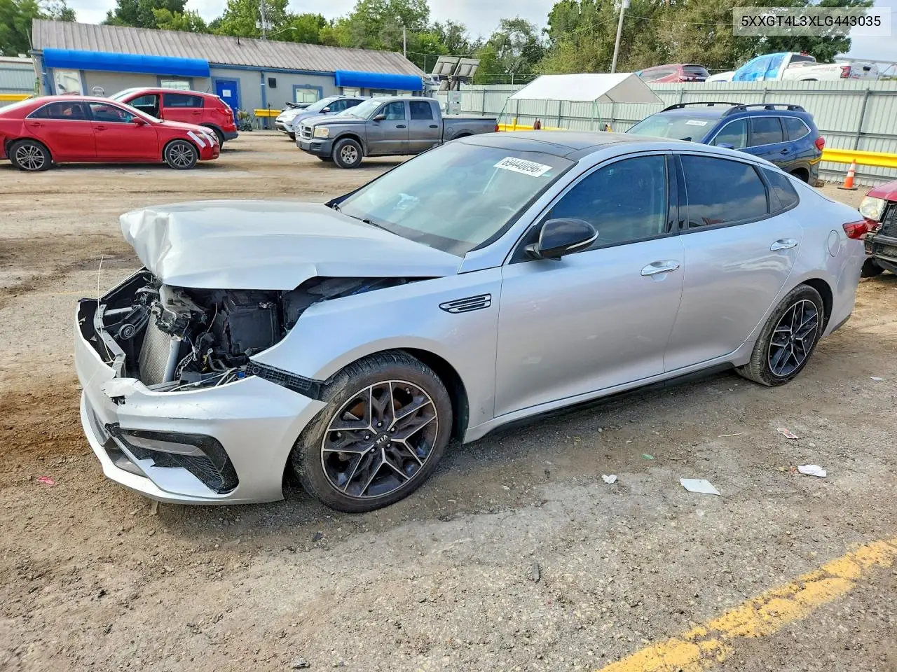 KIA OPTIMA 2020, VIN 5XXGT4L3XLG443035
