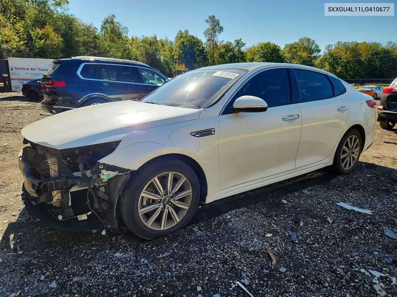 KIA OPTIMA 2020, VIN 5XXGU4L11LG410677