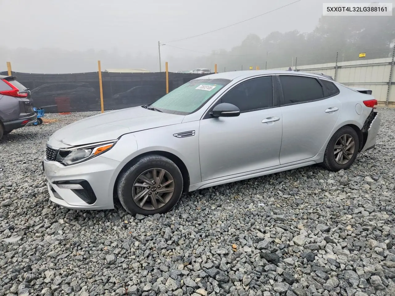 KIA OPTIMA 2020, VIN 5XXGT4L32LG388161