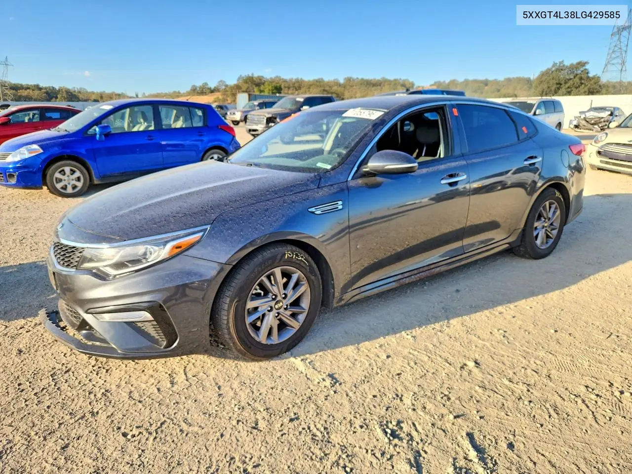 KIA OPTIMA 2020, VIN 5XXGT4L38LG429585