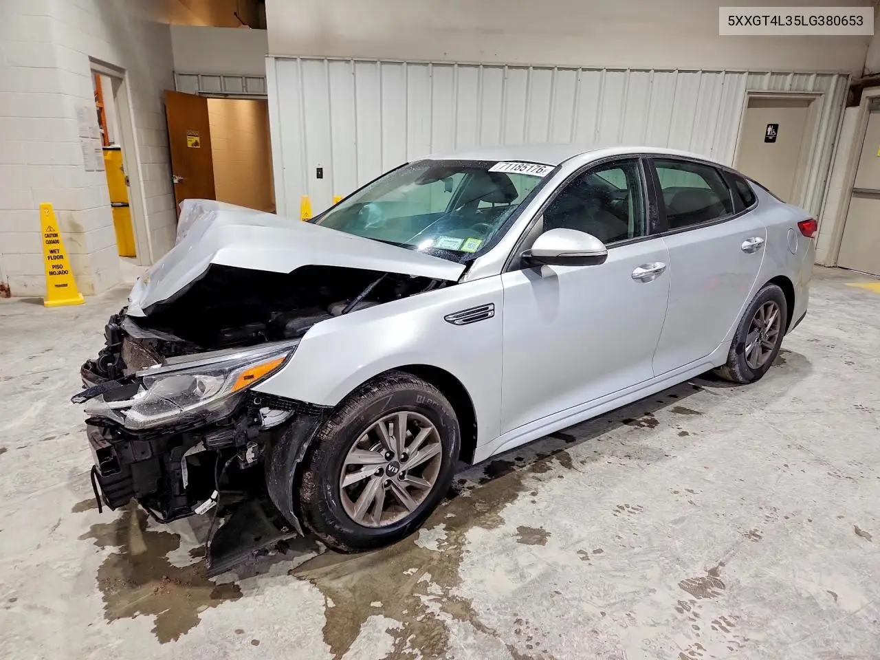 KIA OPTIMA 2020, VIN 5XXGT4L35LG380653