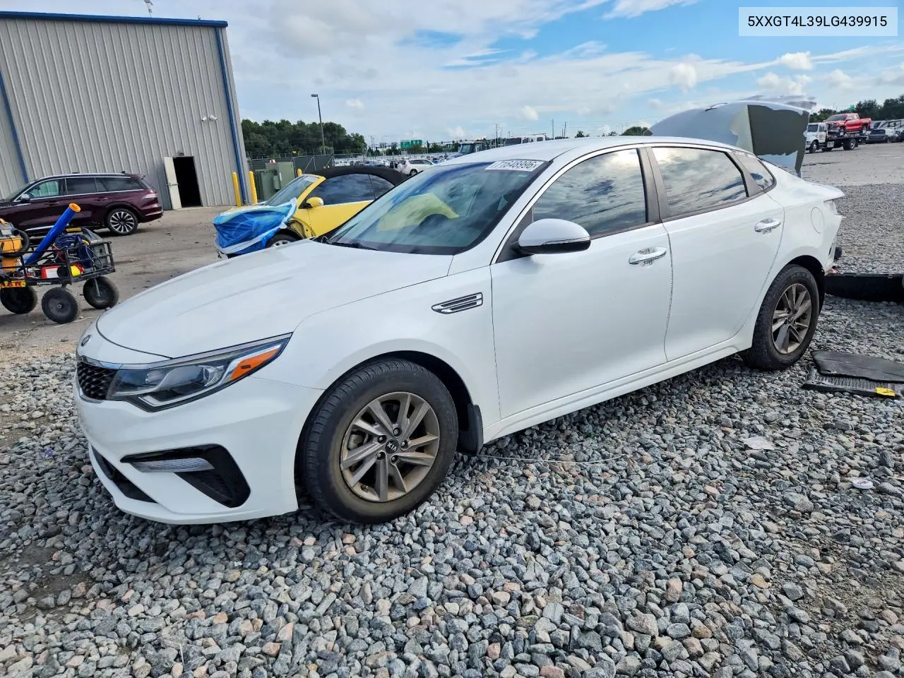 KIA OPTIMA 2020, VIN 5XXGT4L39LG439915