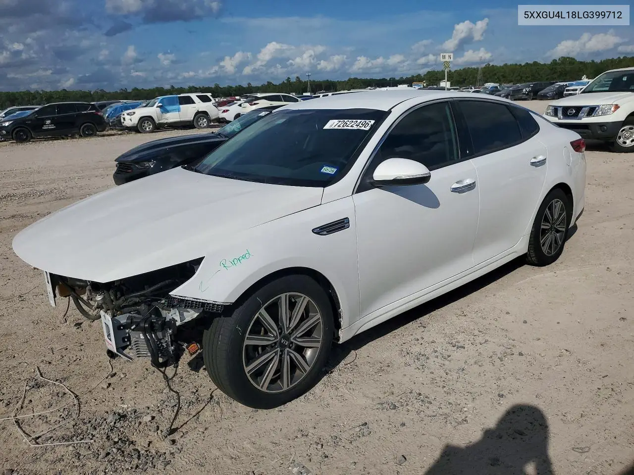 KIA OPTIMA 2020, VIN 5XXGU4L18LG399712