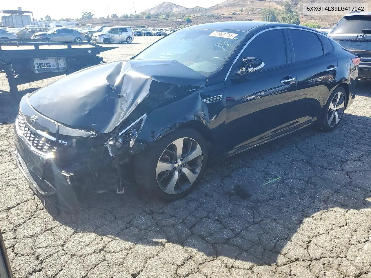 KIA OPTIMA 2020, VIN 5XXGT4L39LG417042