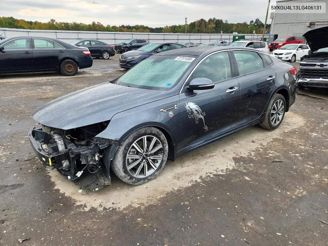 KIA OPTIMA 2020, VIN 5XXGU4L13LG406131