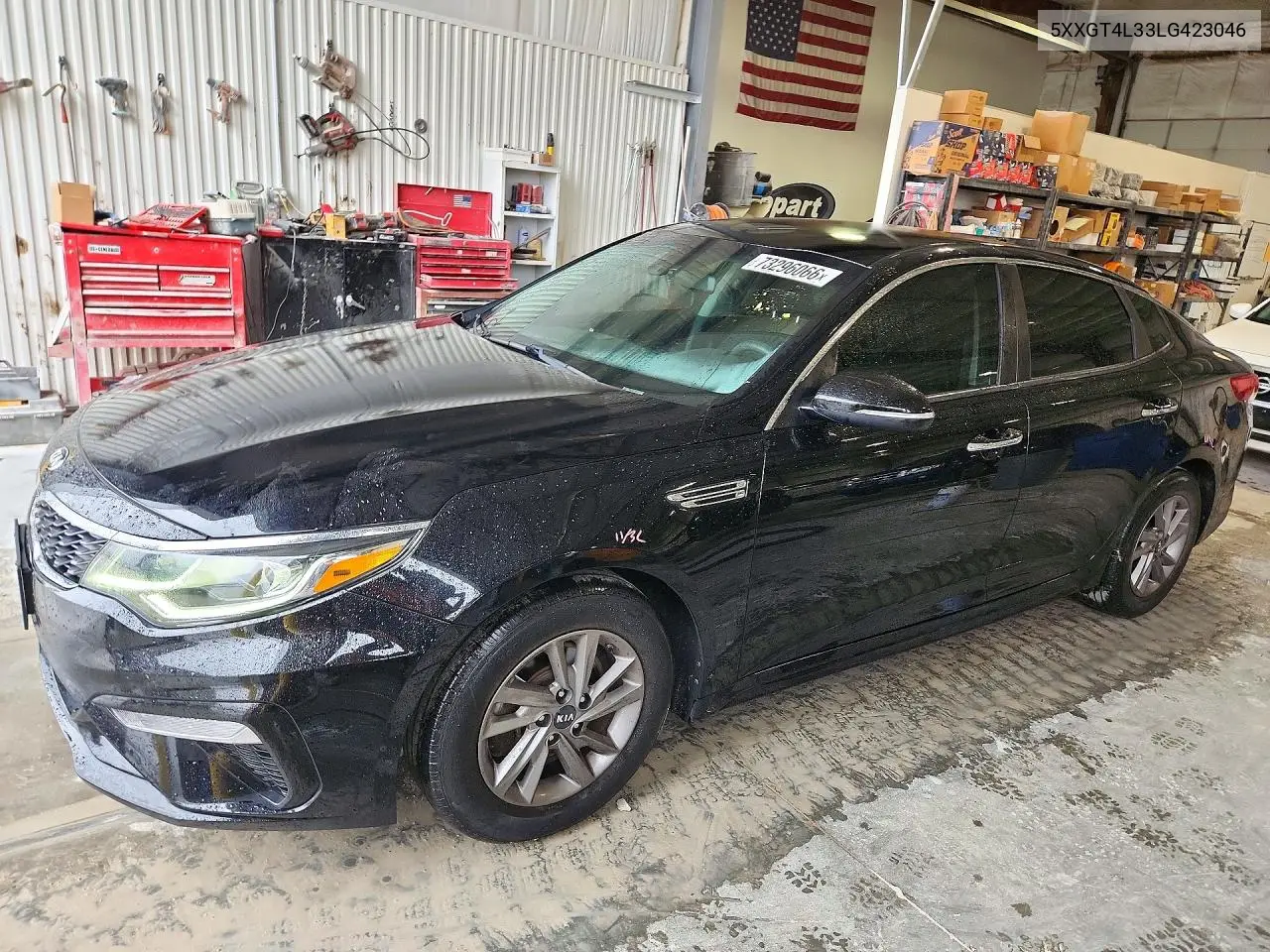 KIA OPTIMA 2020, VIN 5XXGT4L33LG423046