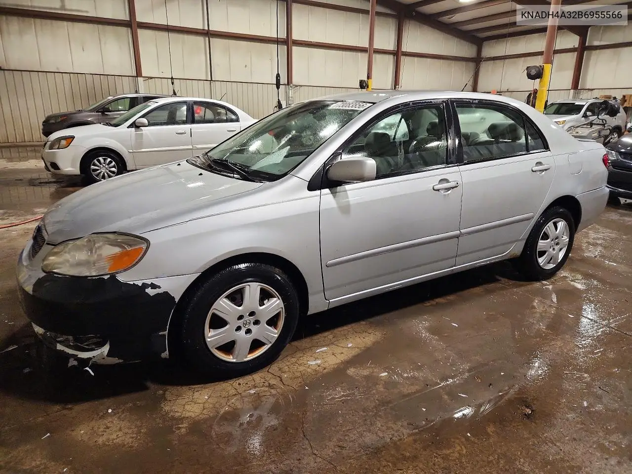 KIA RIO 2011, VIN KNADH4A32B6955566