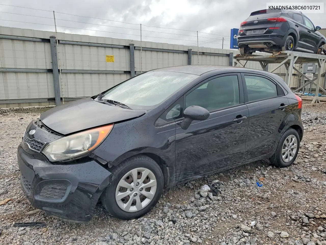 KIA RIO 2012, VIN KNADN5A38C6010721