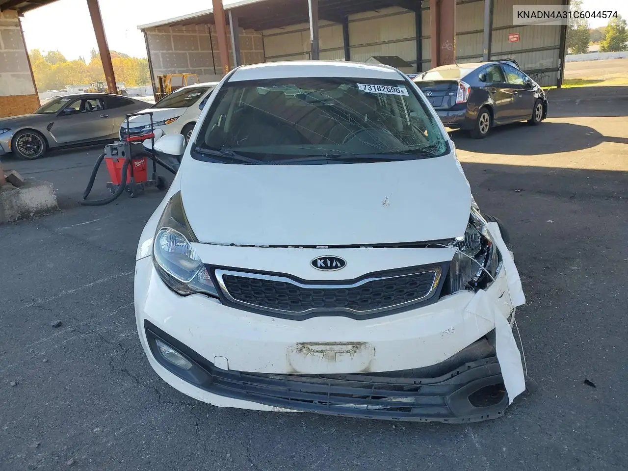 2012 KIA RIO VIN KNADN4A31C6044574 — фото 5
