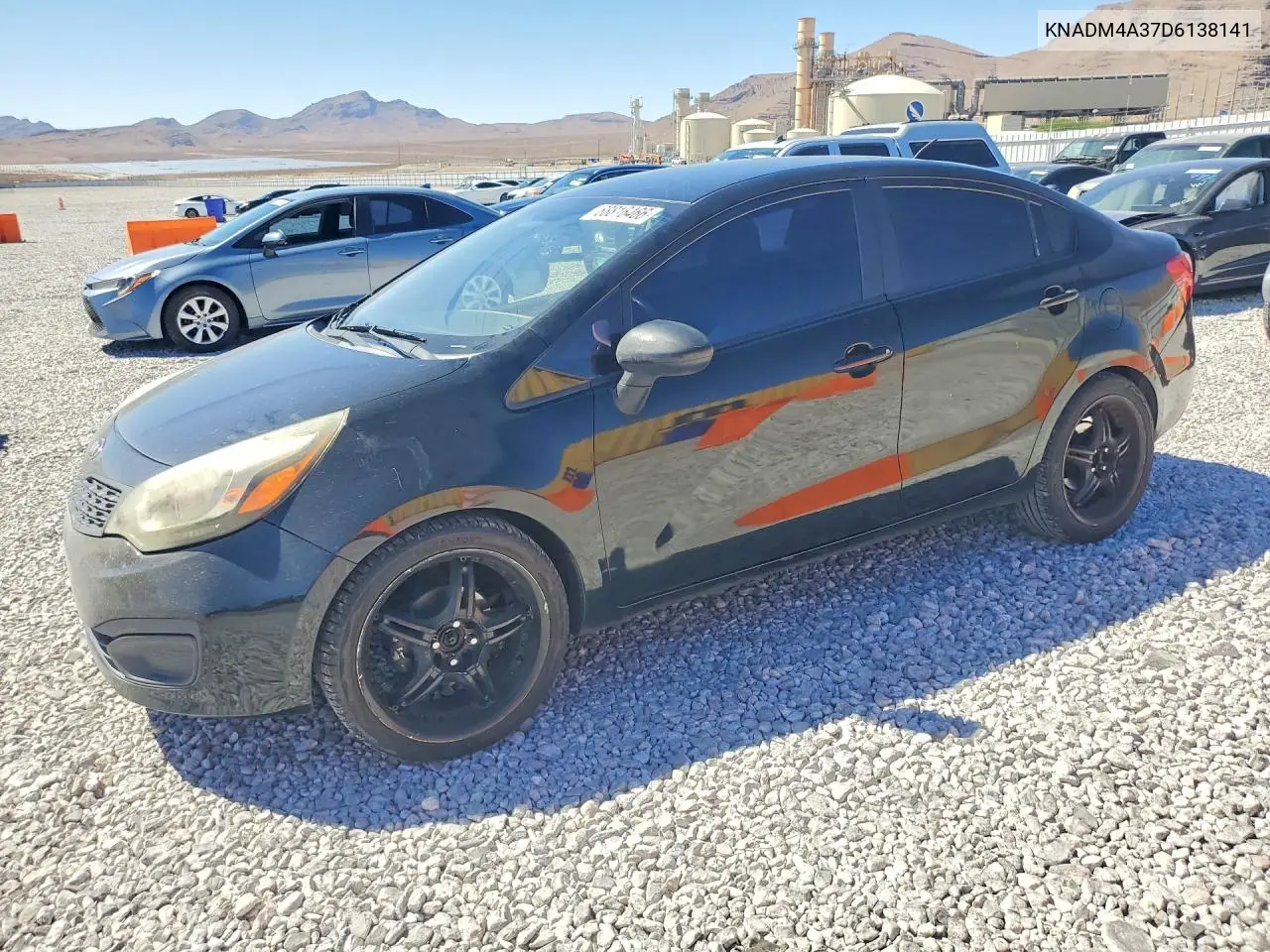 KIA RIO 2013, VIN KNADM4A37D6138141