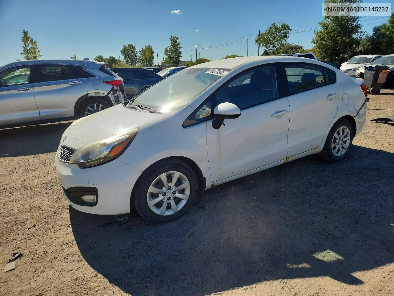 KIA RIO 2013, VIN KNADM4A31D6145232