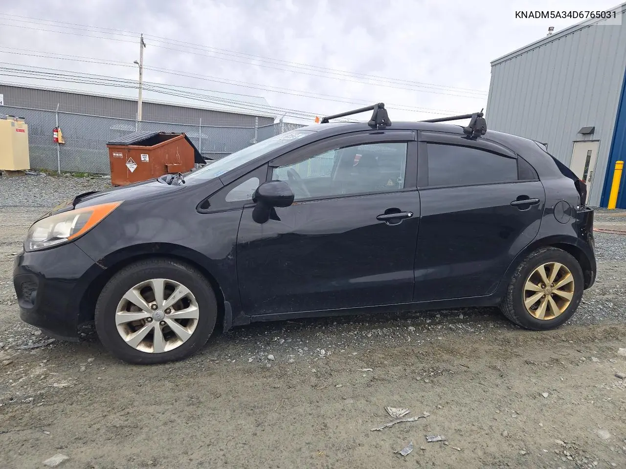 KIA RIO 2013, VIN KNADM5A34D6765031