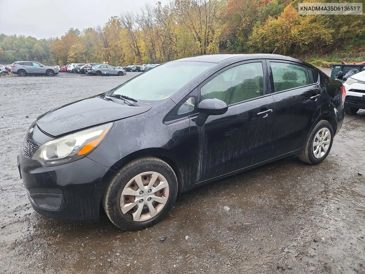 KIA RIO 2013, VIN KNADM4A35D6136517