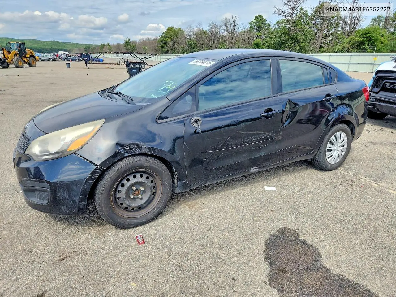 KIA RIO 2014, VIN KNADM4A31E6352222