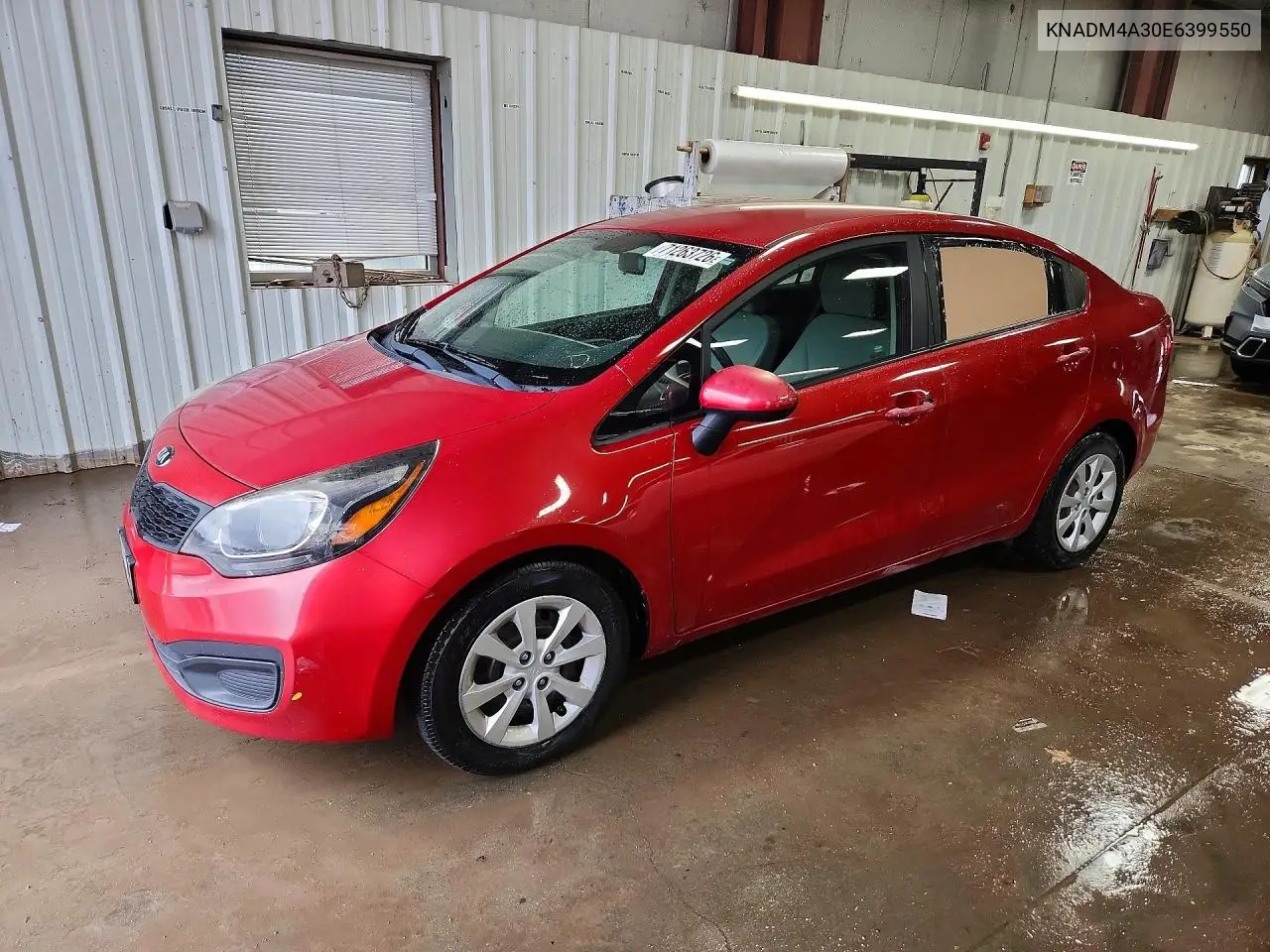 KIA RIO 2014, VIN KNADM4A30E6399550